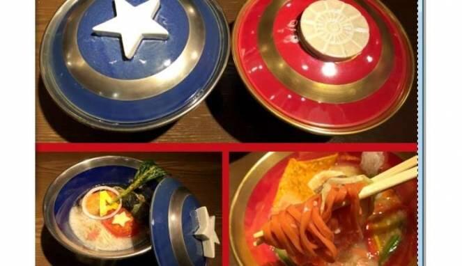 Mencicip Rasa Unik Ramen Captain America dan Iron Man