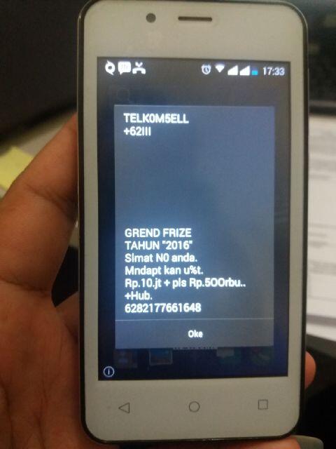 Modus baru Strategi Lama.. ( penipuan ala Grand Prize )