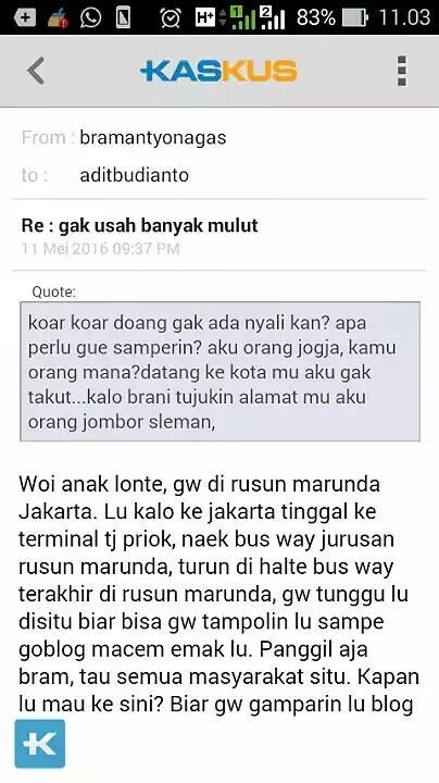 SURAT CINTA UNTUK BRAMANTYONAGAS 