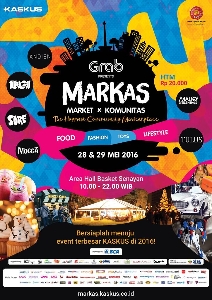 Nyok, Ramein MARKAS | Market X Komunitas bareng Regional Depok #407 (28-29 Mei 2016)