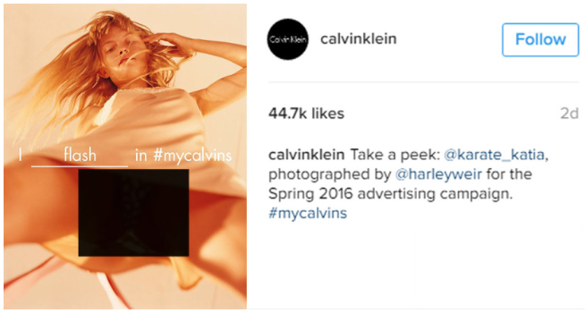 Calvin Klein Sulut Kemarahan dengan Foto &quot;Upskirt&quot; pada Iklan Celana Dalam