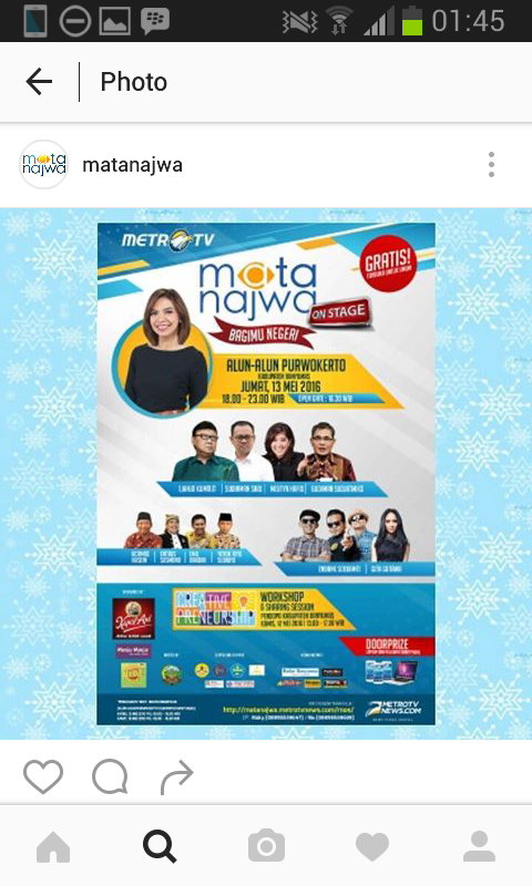 Mata Najwa dan Endank Soekamti Sepanggung, Talkshow Rasa Konser?