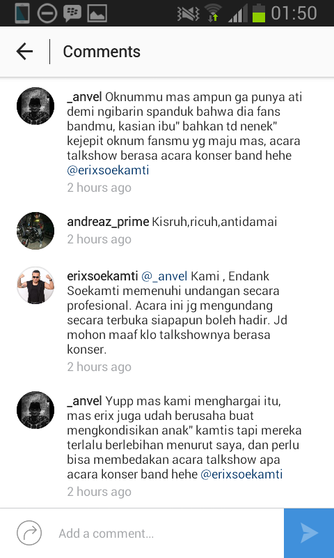 Mata Najwa dan Endank Soekamti Sepanggung, Talkshow Rasa Konser?