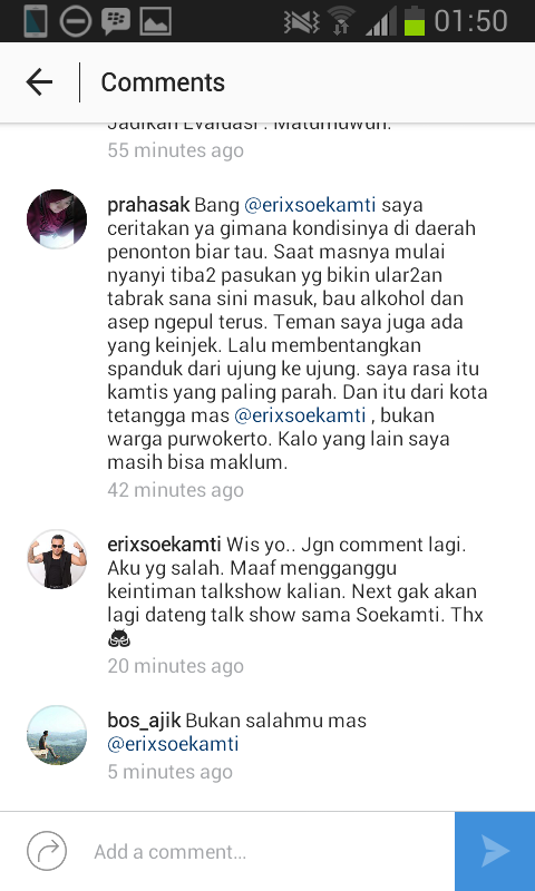 Mata Najwa dan Endank Soekamti Sepanggung, Talkshow Rasa Konser?