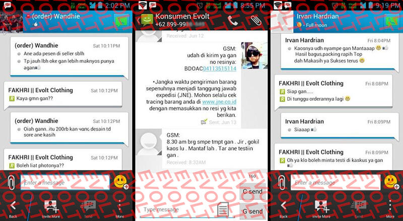 KUMPULAN TESTIMONI &amp; FEEDBACK EVOLT CLOTHING ON KASKUS (ID: EVOLT.CLOTHING)