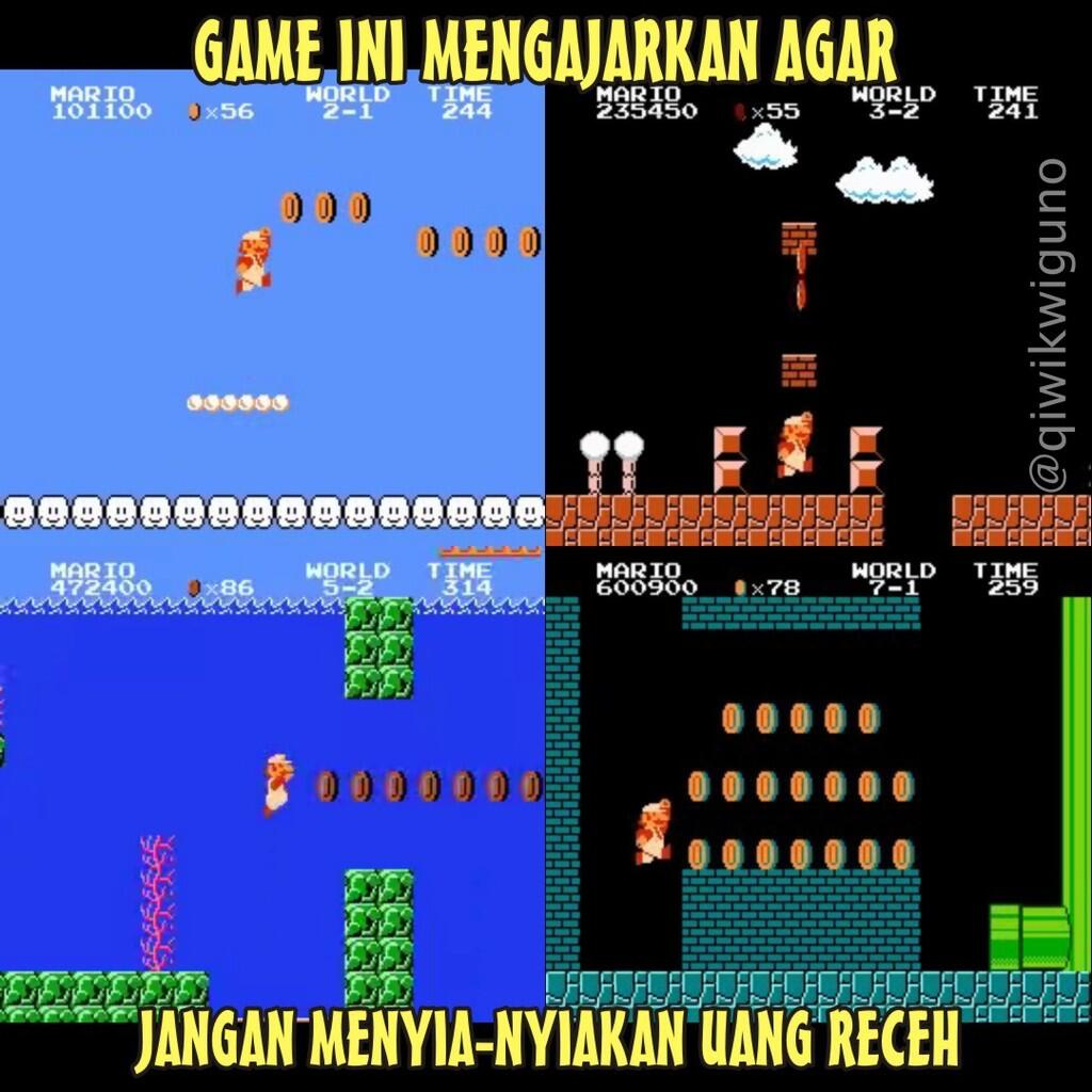 7 Pelajaran Hidup Yang Bisa Kita Ambil Dari Game SUPER MARIO BROSS