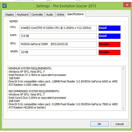 ASK. NVIDIA GeForce930 unable main pes 2013