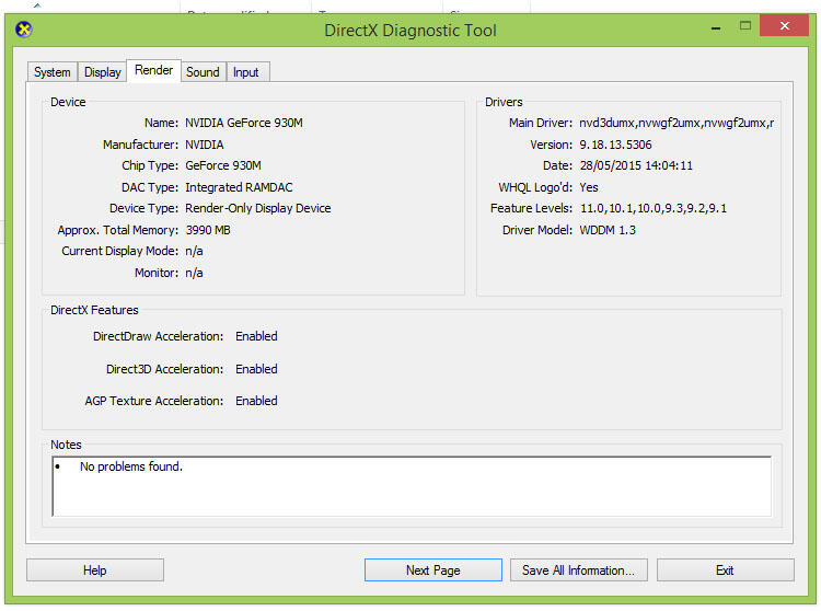 ASK. NVIDIA GeForce930 unable main pes 2013