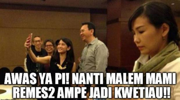 Kumpulan Meme Ahok dan Cinta AADC Yang Bikin Ngakak