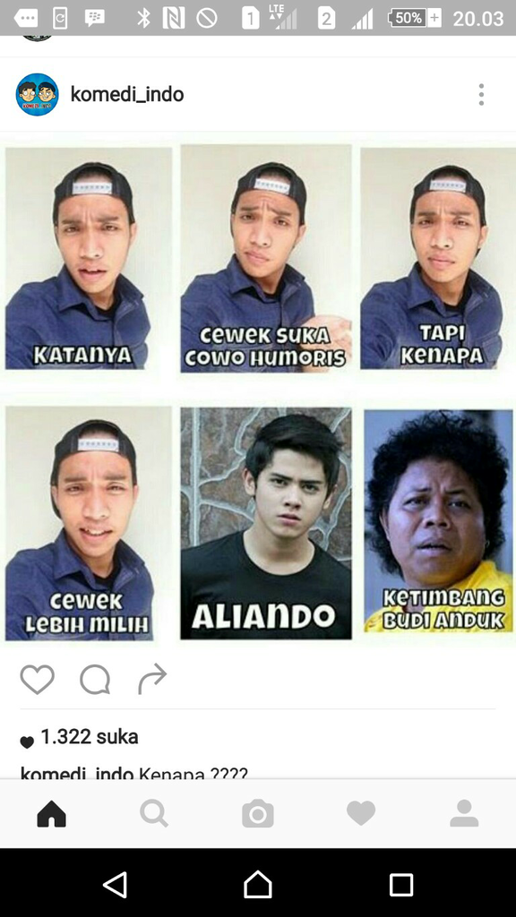 akun Instagram komedi_indo bikin jokes kurang pantes,apa pendapat agan?