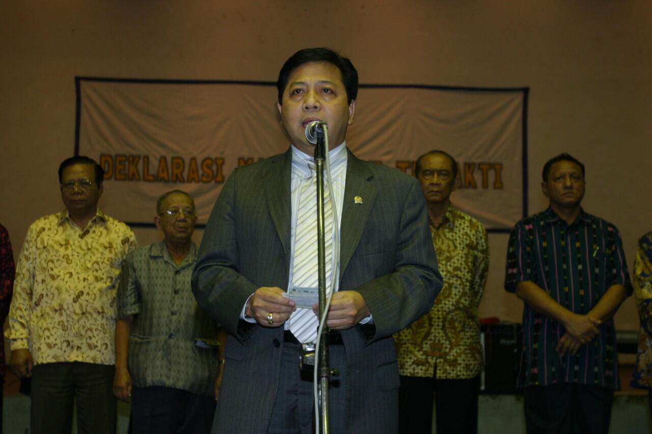 Perjalanan Politik Setya Novanto