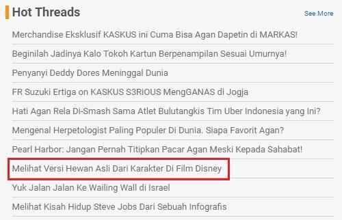 Yuk Melihat Versi Asli Karakter Hewan Di Film Disney