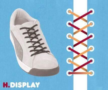 Model Mengikat Tali Sepatu 