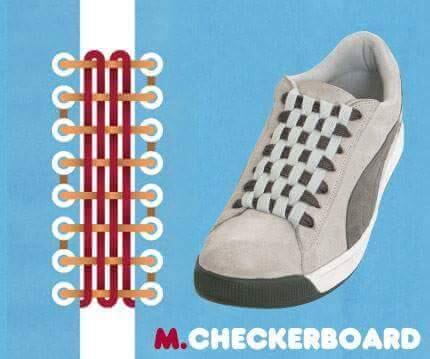 Model Mengikat Tali Sepatu 