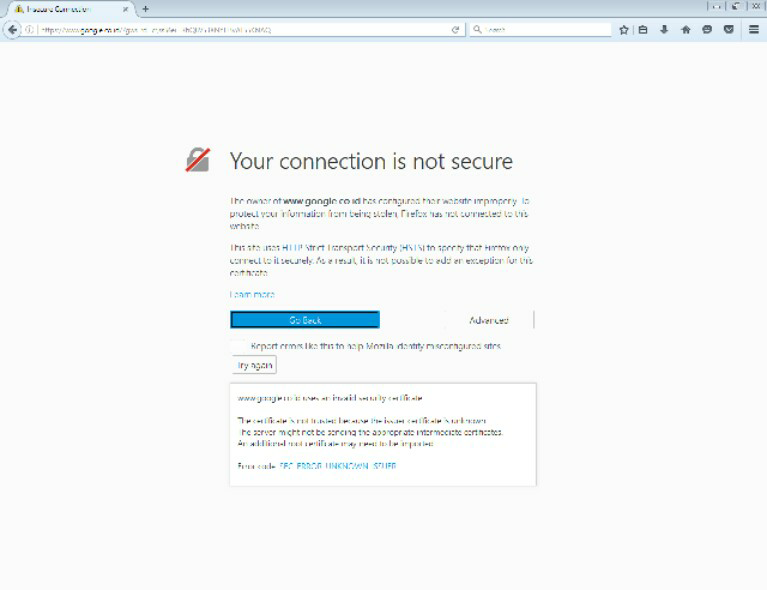 &#91;Help&#93; Mozilla ga bisa buka google, Your connection is not secure