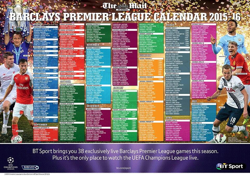Календарь футбольной лиги. Premier League таблица. Чемпионат Украины по футболу календарь. Barclays Premier League Fixtures. League Champions Wall Chart.