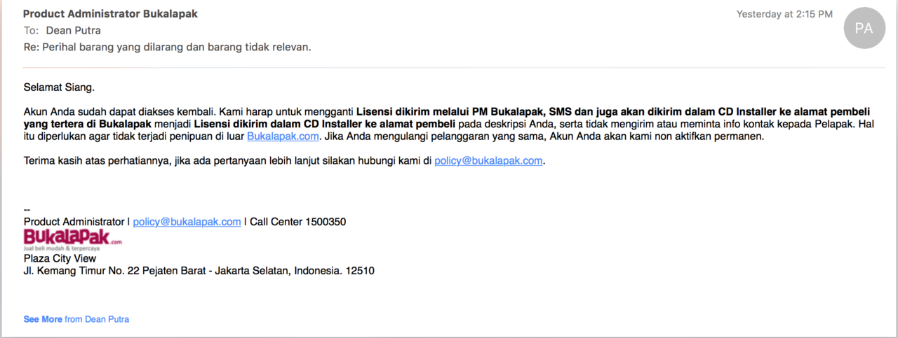 Contoh Deskripsi Lapak Di Bukalapak - Simak Gambar Berikut