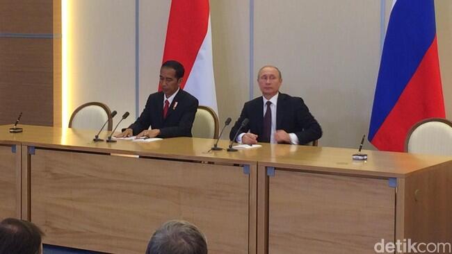 Bertemu Jokowi, Putin: Soekarno Teman Sejati Negara Kami