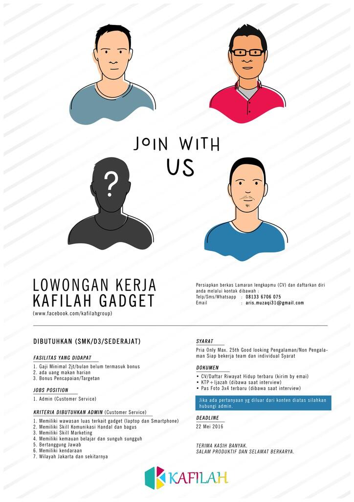 LOWONGAN KERJA KAFILAH GADGET
