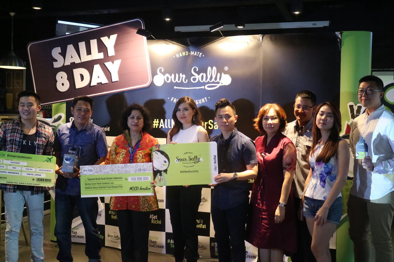 Rayakan Ultah Ke-8, #AllNewSourSally Adakan Program #CakepCakepBelepotan