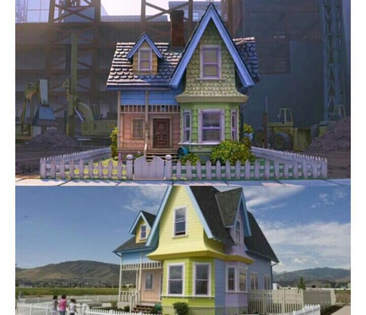 10 Rumah yang terinpirasi dari film kartun, wah mirip nggak ya?