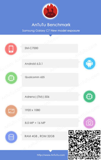 Bocoran spesifikasi samsung galaxy seri C