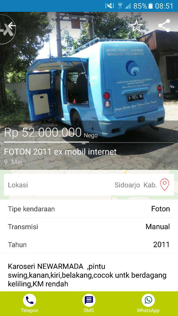 Dijual dijual dijual, &quot;61 MOBIL INI = UANG RAKYAT&quot;