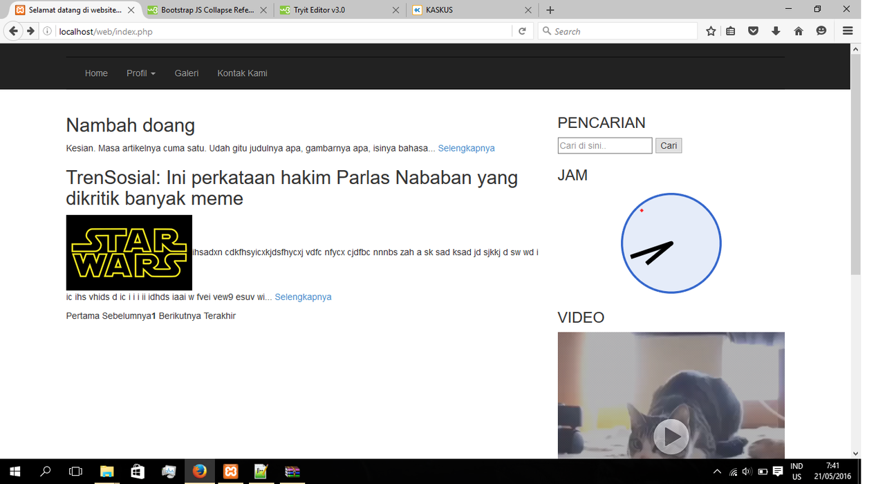 &#91;ASK&#93; Tolong nih gan. Ane stuck disini (masalah php)