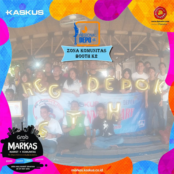 Nyok, Ramein MARKAS | Market X Komunitas bareng Regional Depok #407 (28-29 Mei 2016)