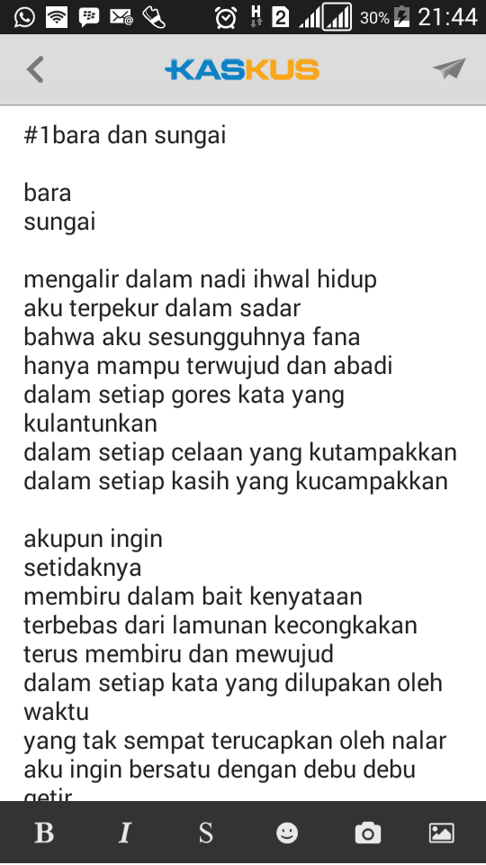 parade biru