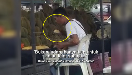 Benarkah Dengan Kabar yang Beredar Bahwa Penjual Durian ini Meludahi Duriannya?