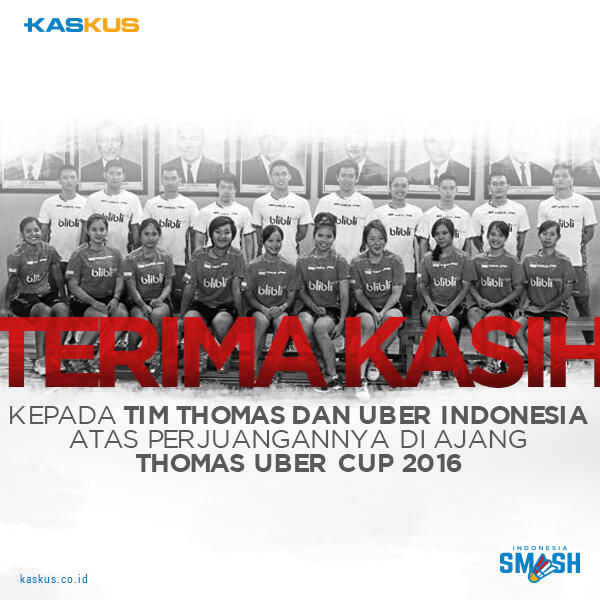 Tunjukin Dukungan untuk Tim Thomas &amp; Uber Kita di Indonesia Smash!