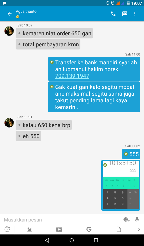 hati hati dengan pengguna bbm 5f103*a8 atas nama agus trianto