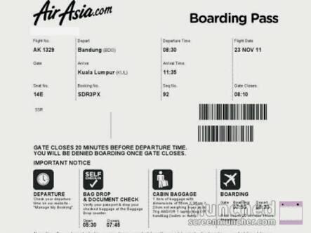 Jangan unggah Foto " BOARDING PASS " ke SOSIAL MEDIA!