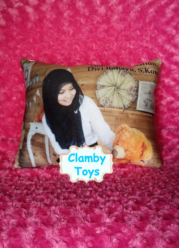 Bantal Foto Custom Murah & Boneka Wisuda Untuk Hiasan | Kado | Hadiah | Souvenir