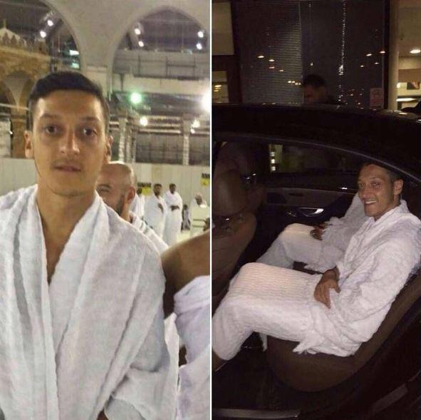 Jelang tampil di EURO 2016, Mesut Ozil lakukan Ibadah Umroh