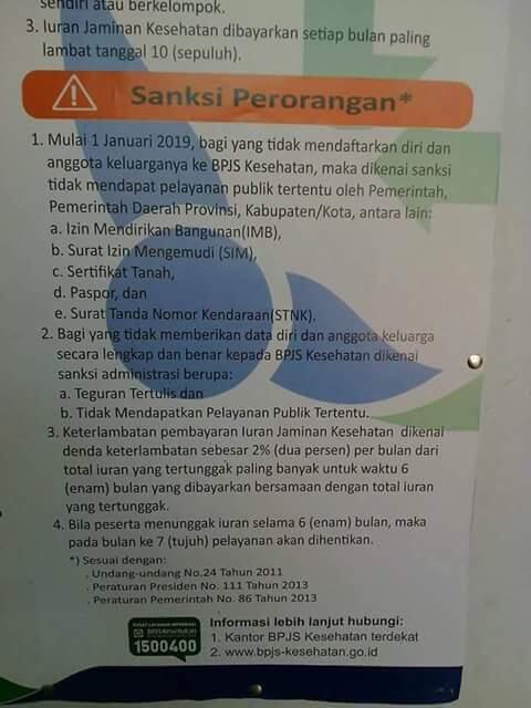 &#91;&#91;Masuk gan&#93;&#93; Apa isi otaknya pembuat aturan bpjs ini.