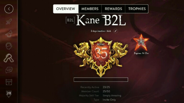 Kane B2L Vainglory Guild