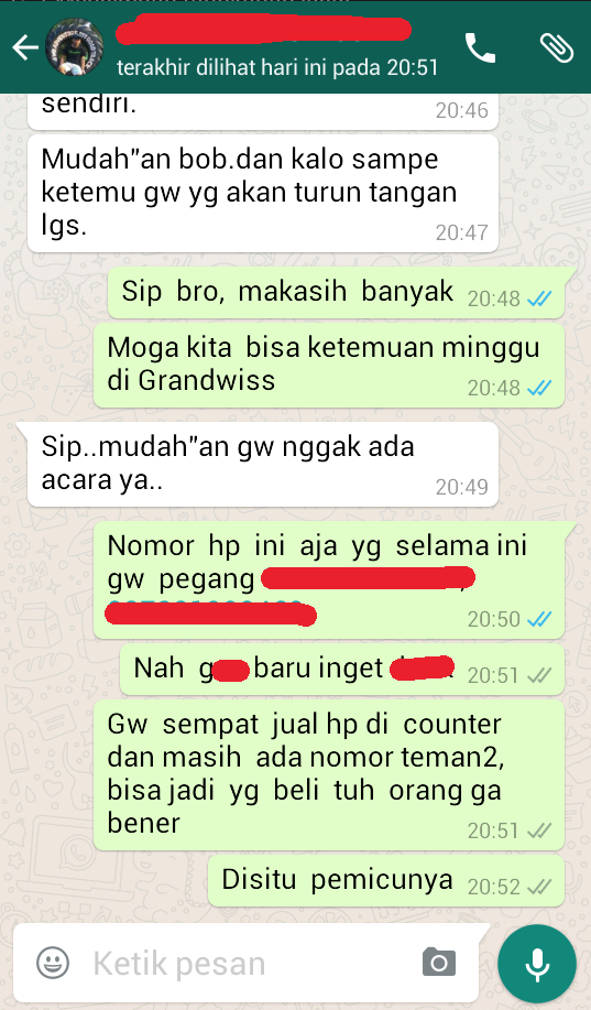 Gw dimodusin, Persahabatan gw hampir retak di Group SMP, Ternyata....
