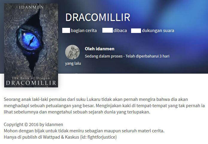 DRACOMILLIR | manusia bukanlah penguasa dari tanah yang mereka injak