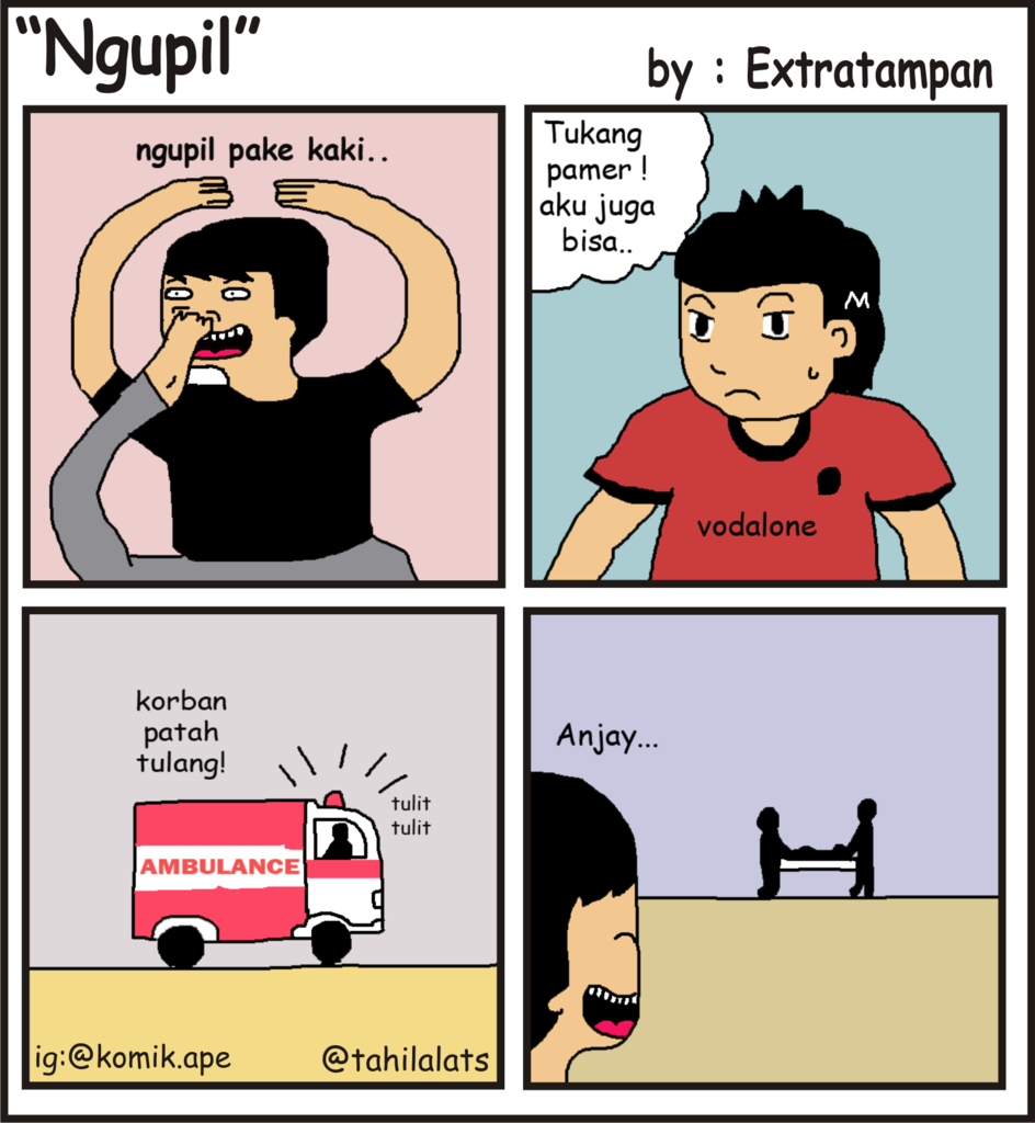 Komik strip absurd bikinan ane gan...masuk..update tiap hari 