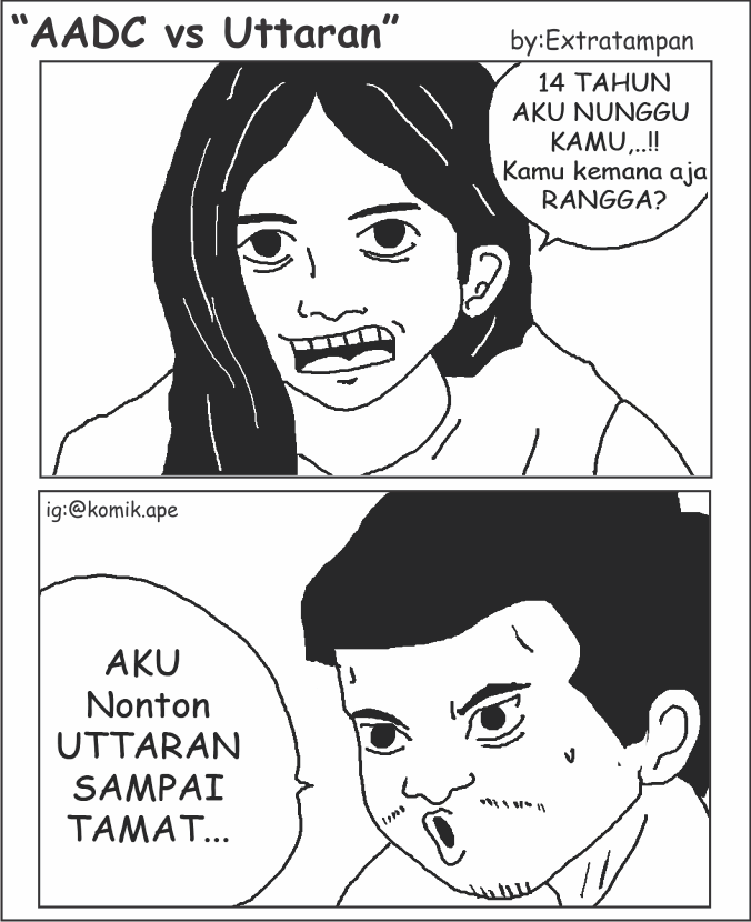 Komik aneh yang tidak lucu, tapi setidaknya yang bikin Tampan 