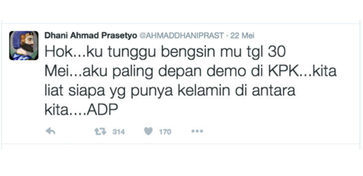 Ragukan Kelamin Ahok, Begini Tantangan Kasar Ahmad Dhani