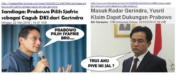 Sandiaga Uno Beli Kaus "Teman Ahok"