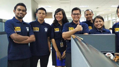 Diingat Ya, Dilarang Pakai Kaus Turn Back Crime