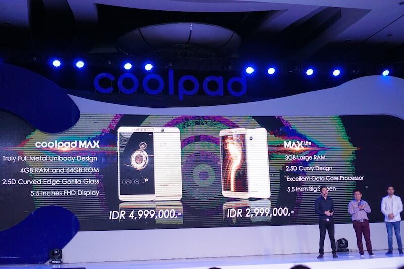 Peluncuran Global Coolpad Max dan Max Lite di Jakarta
