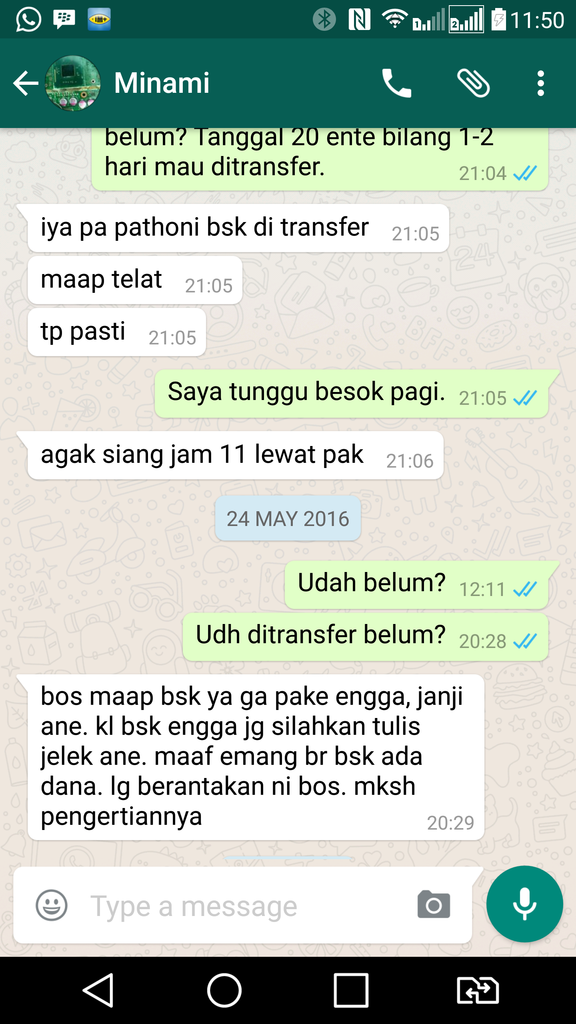 Seller minami.sales menolak refund barang rusak