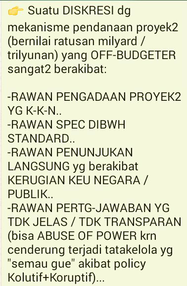 ICW : Ahok salah artikan diskresi