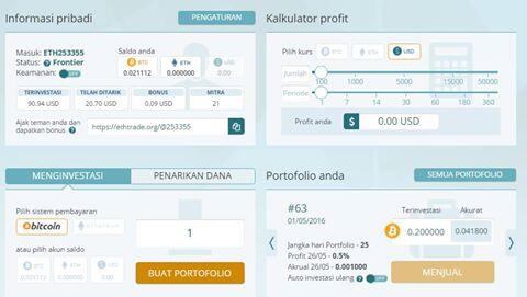 Program besar ethtrade Platform Up to 25% per bulan