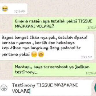 Dicari Distributor Tissue Wanita Manjakani Volare dengan Potensi Income 1 juta / hari